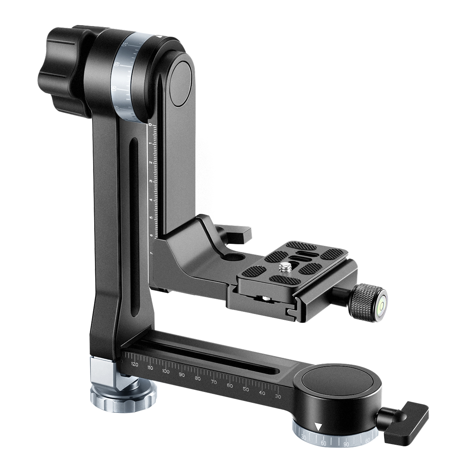 Neewer Professional Metall Gimbal Stativkopf 360°Panoramakopf mit QR
