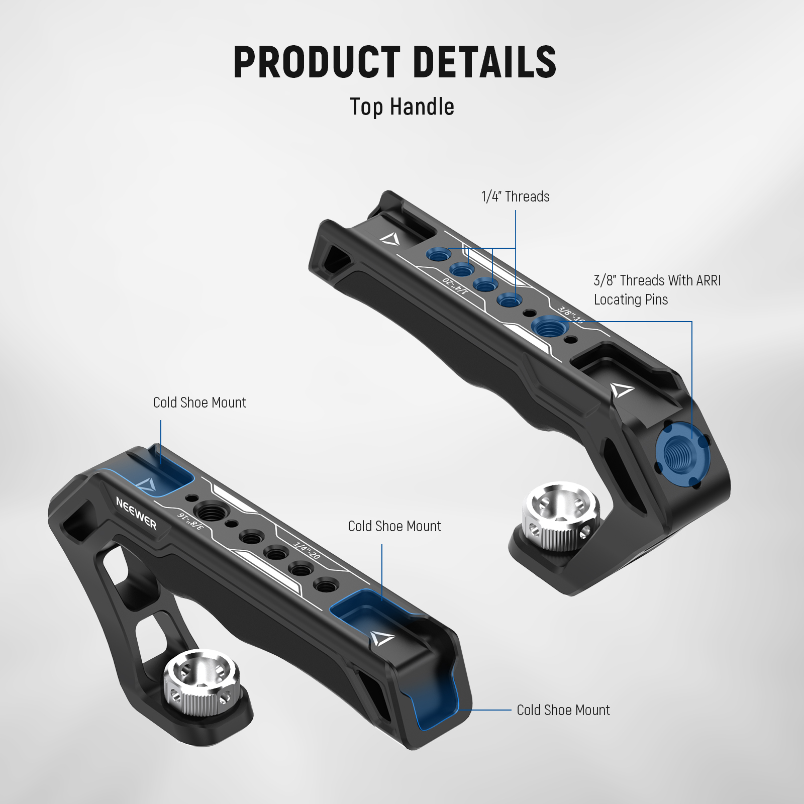 כלוב מצלמה עם ידיות NEEWER Dual Grip Camera Cage - שימושים ויישום