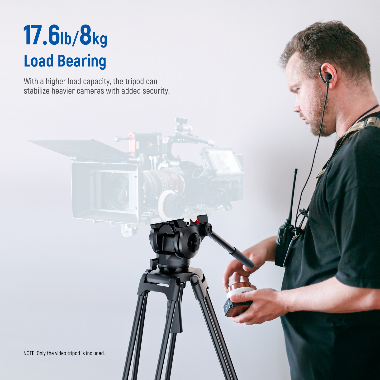 חצובת וידאו עם ראש שמן NEEWER Video Tripod Fluid Head - שימושים ויישום