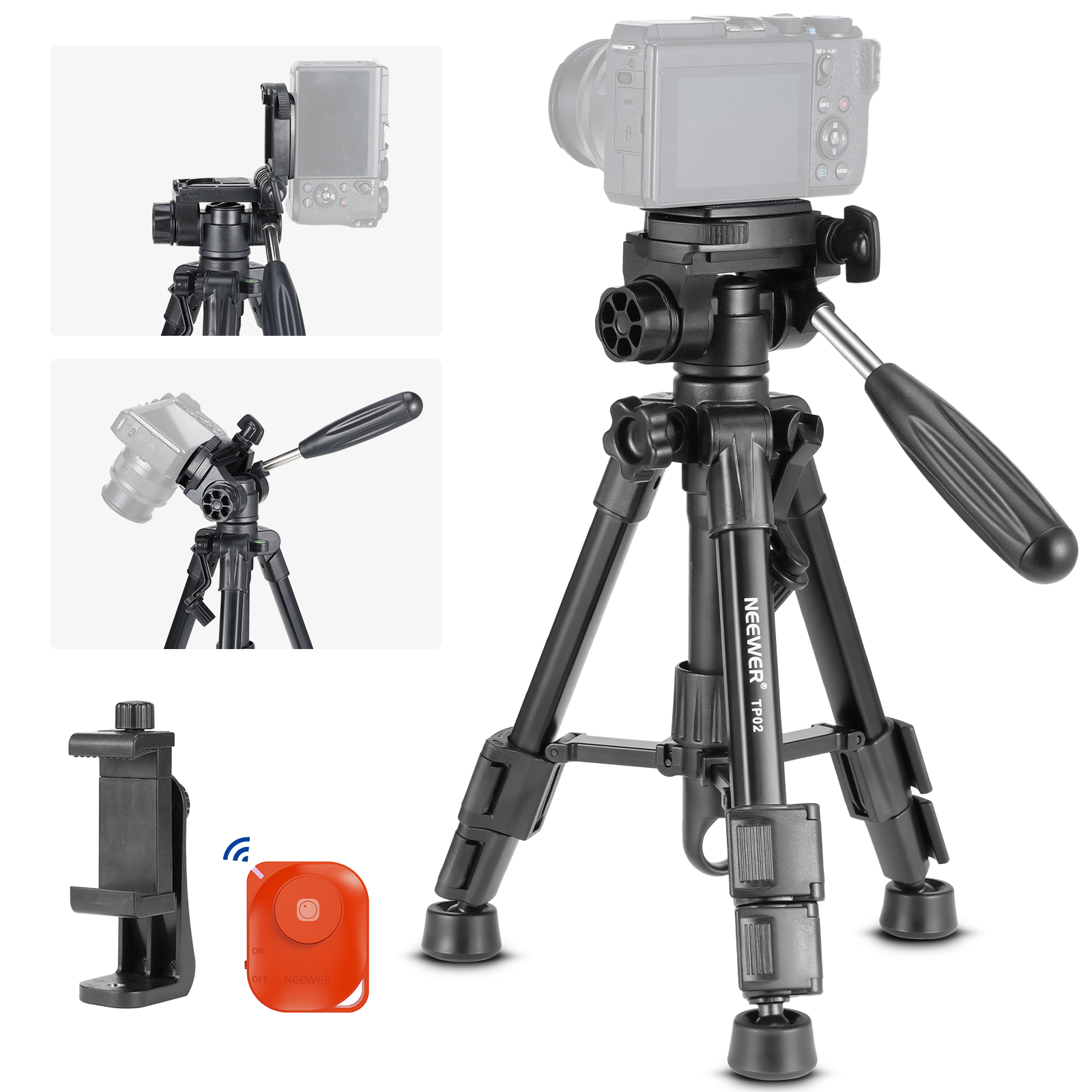 חצובה קטנה למצלמה NEEWER Mini Camera Tripod - תמונת מוצר