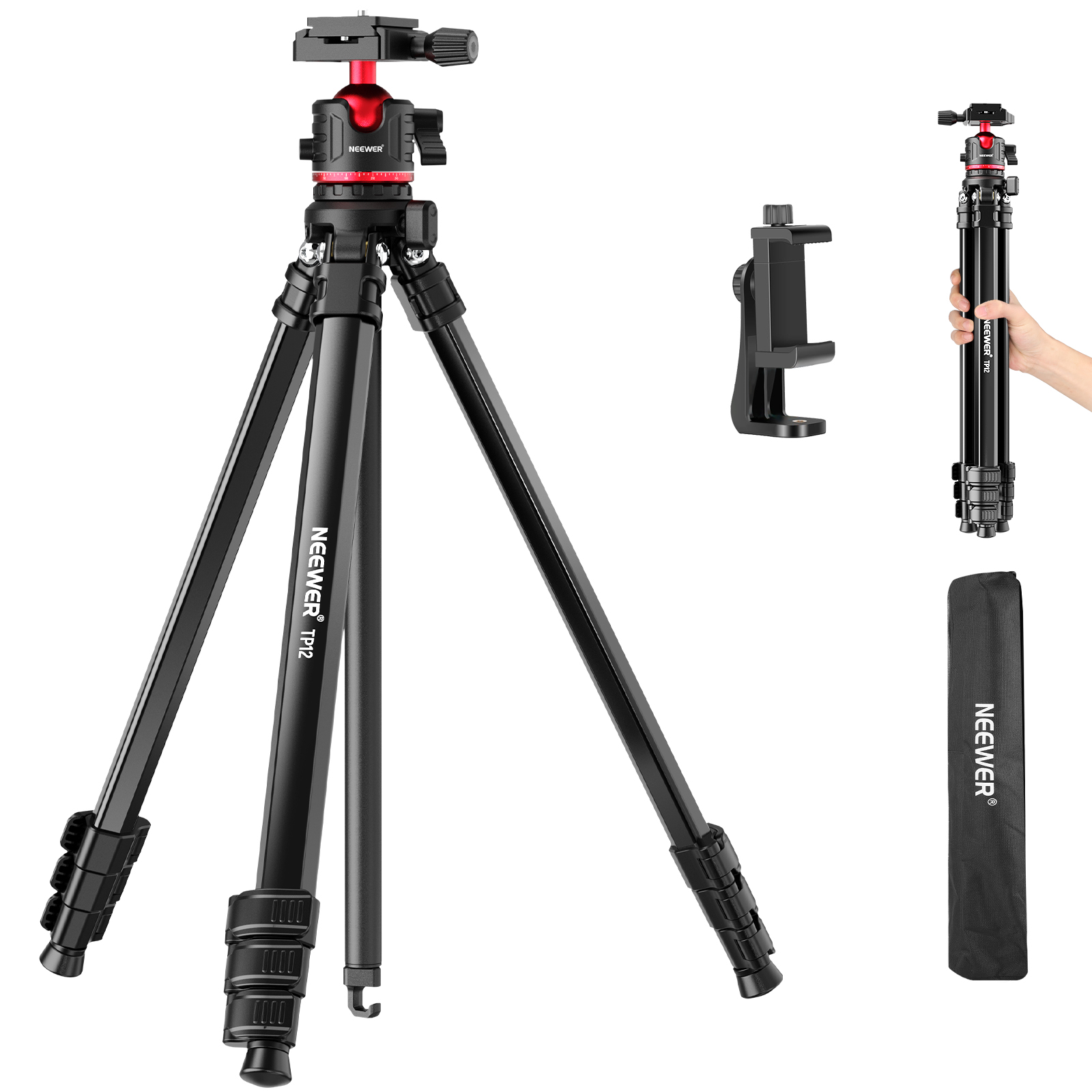 חצובת טיולים לסמארטפון NEEWER BASICS Travel Tripod - תמונת מוצר