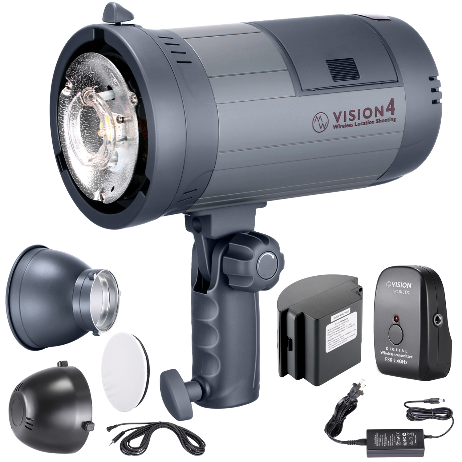 Neewer Vision 4 300W Outdoor Studio Flash Strobe with 2.4G System