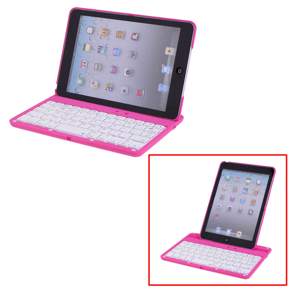 Pink Wireless Keyboard Thin Body Design Style For iPad mini Tablet PC