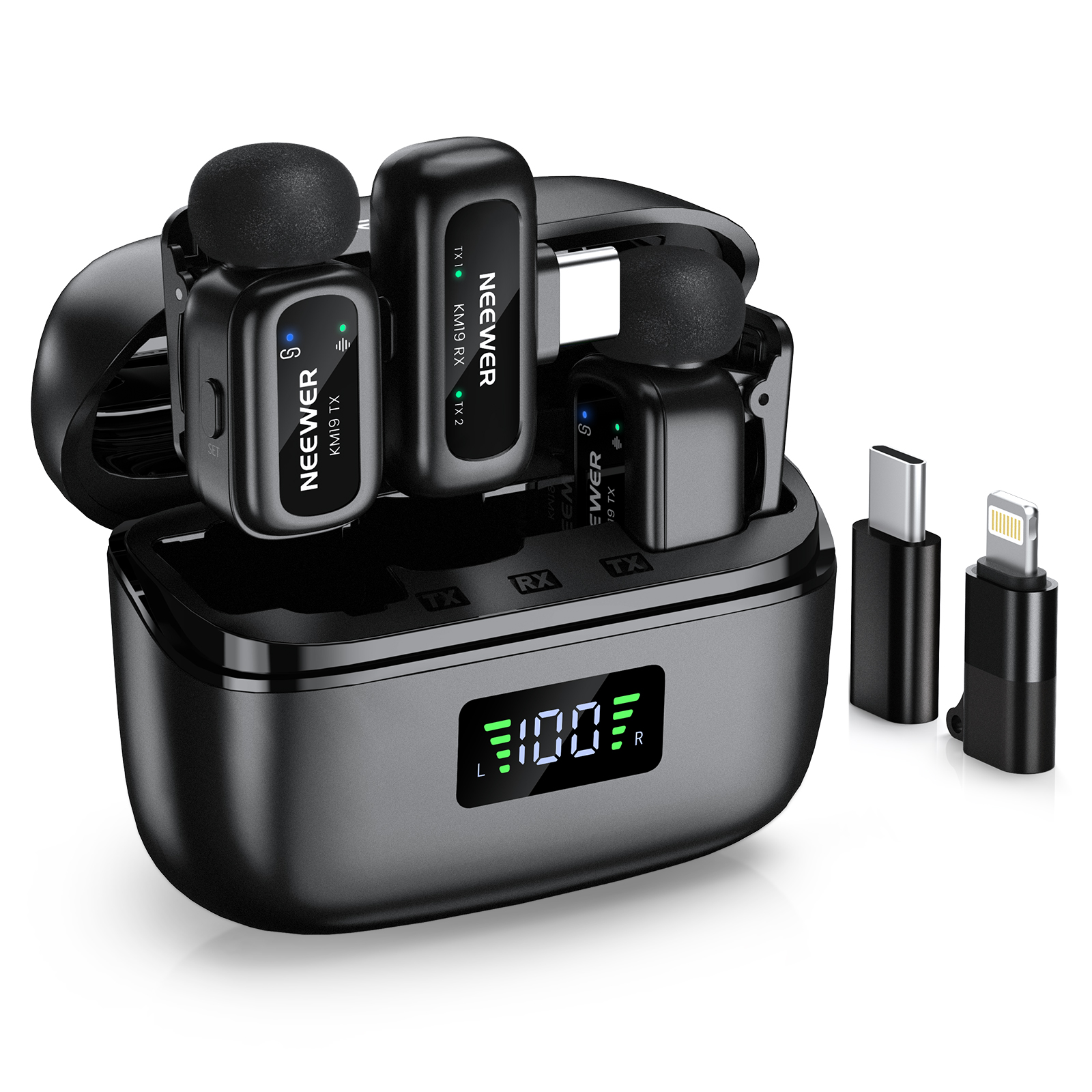 NEEWER KM19 Wireless Microphone מיקרופון אלחוטי - תמונת מוצר