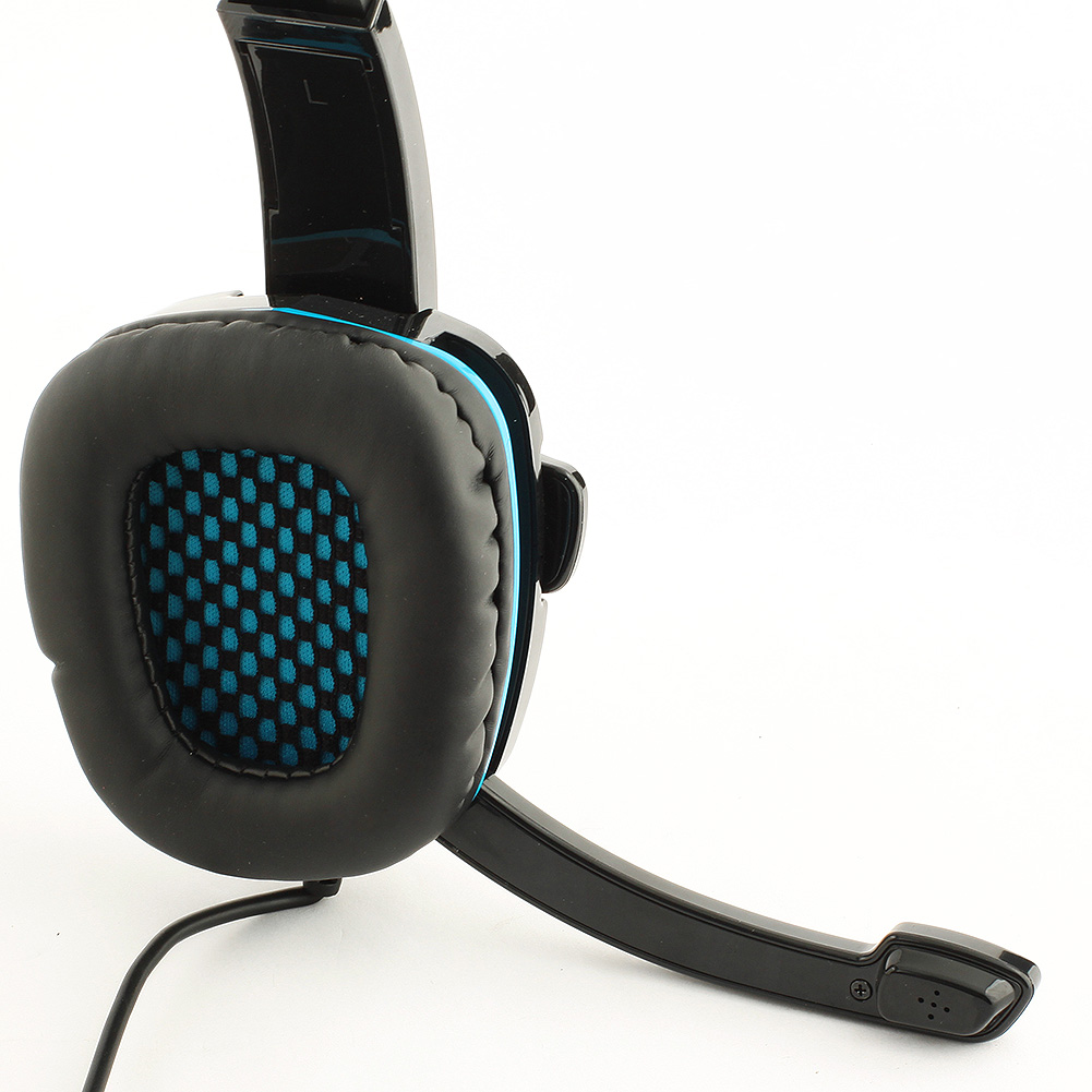 Sades SA 708 Stereo Headset Headband PC Notebook Pro Gaming Headset Blue