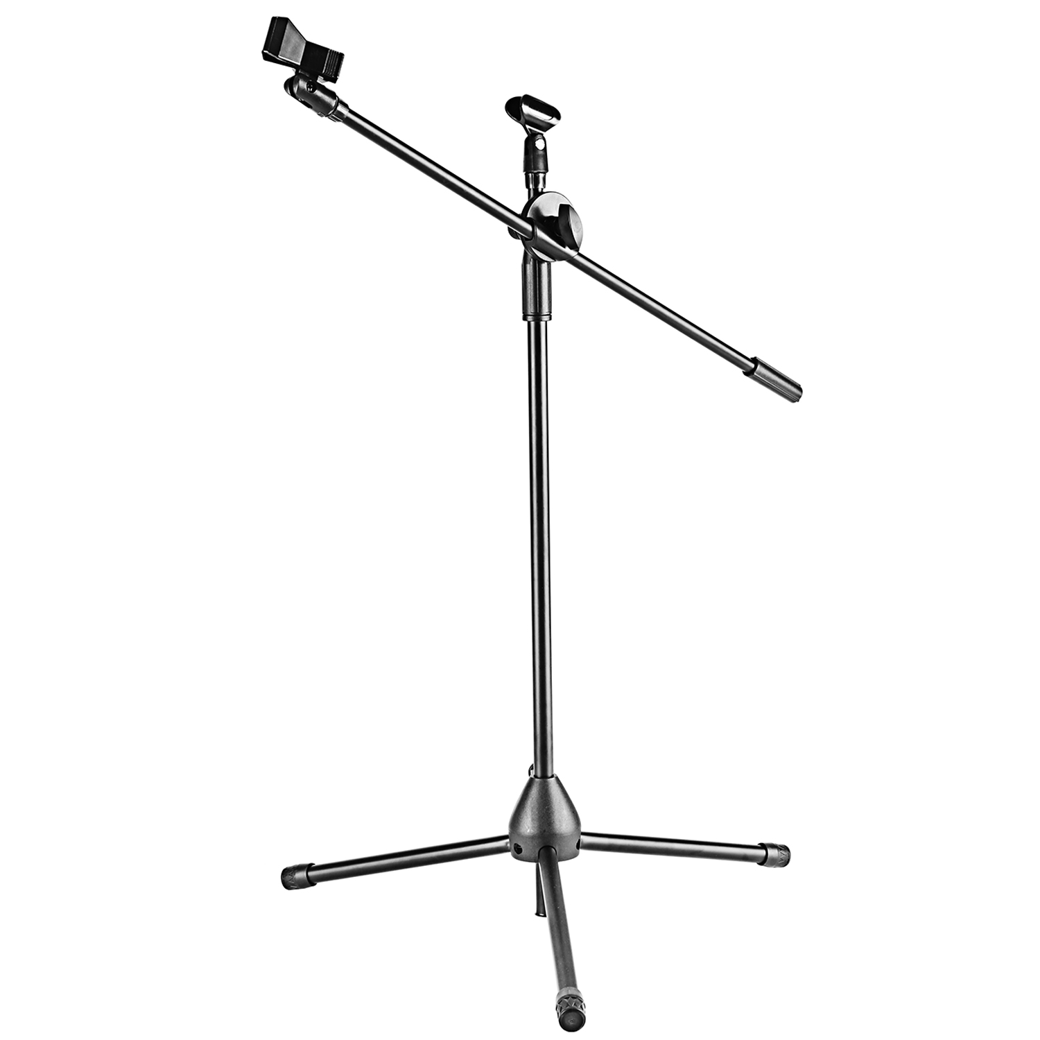 Neewer Dual Mic Clip Universal Tripod Boom Microphone Floor Stand ND#17 ...