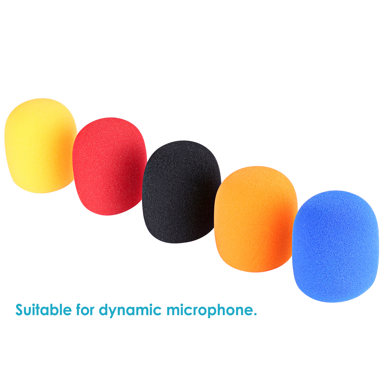 Neewer 5 Pack Foam Ball Type Handheld Microphone Windscreen for KTV