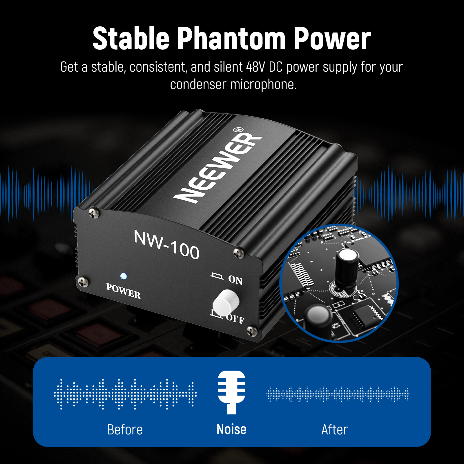 connect 48v phantom to ibooster
