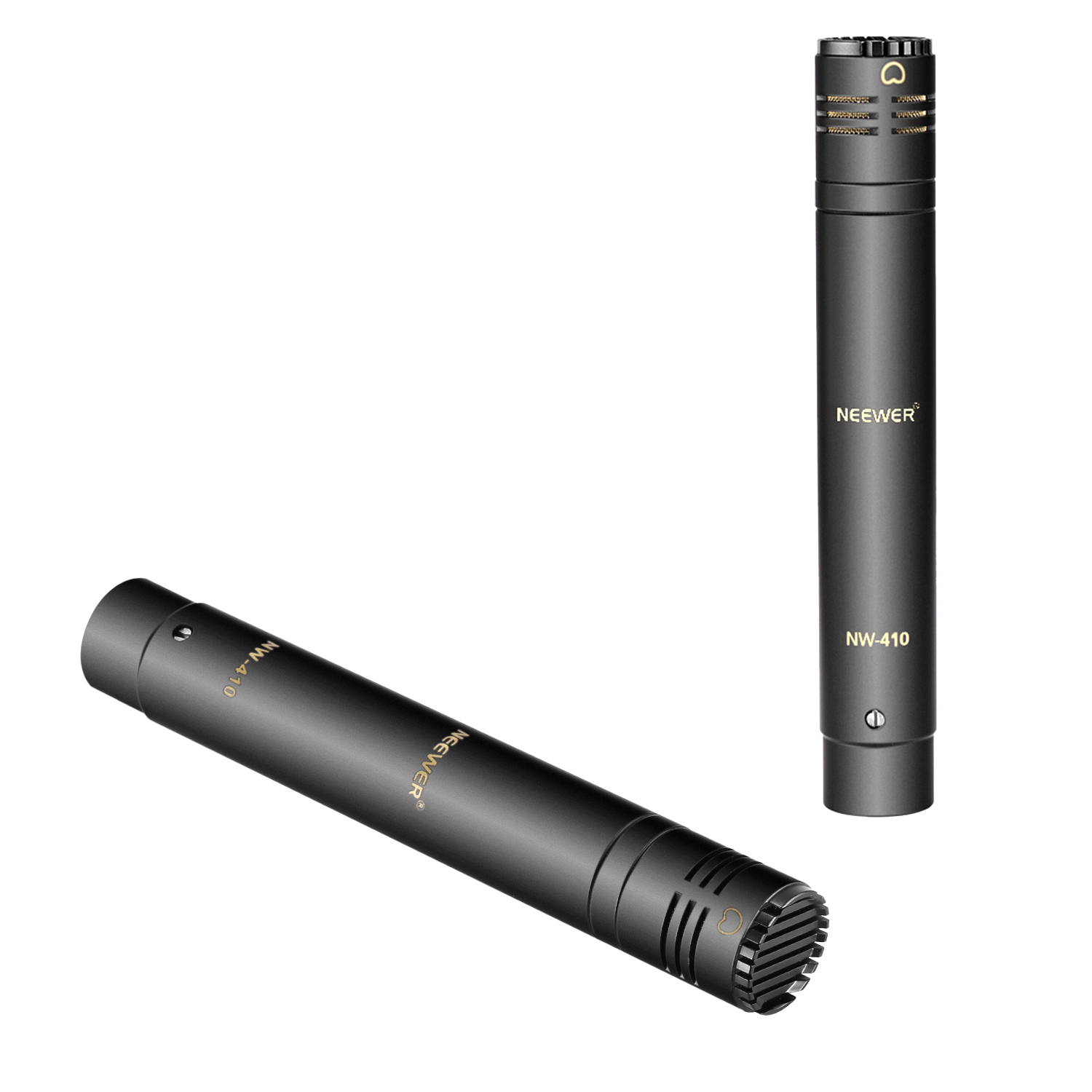 Neewer 2Pack Pencil Stick Condenser Microphone Kit with Omni Cardioid