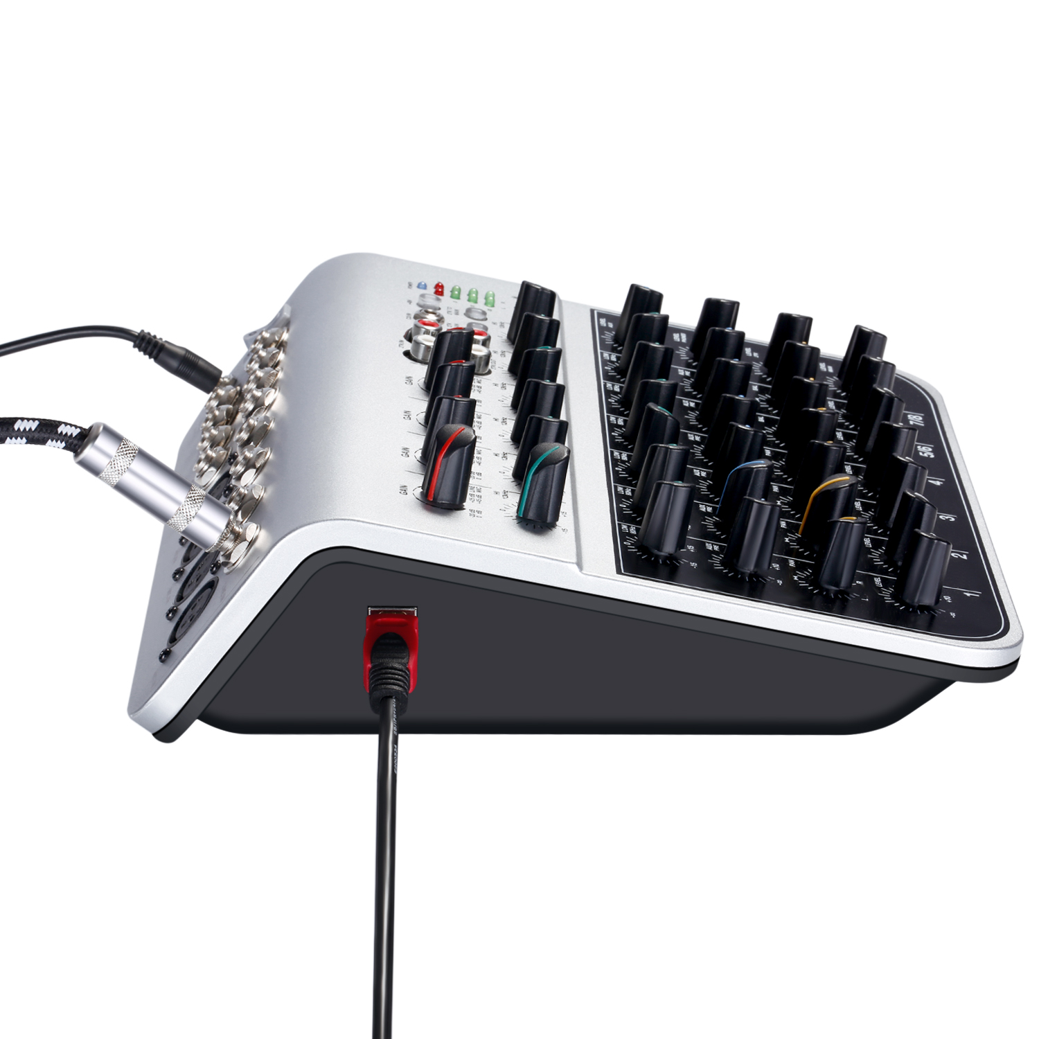 Neewer Stereo Mixer Compact Mini Mixing Console with 4 Channel 2way Stereo Line eBay