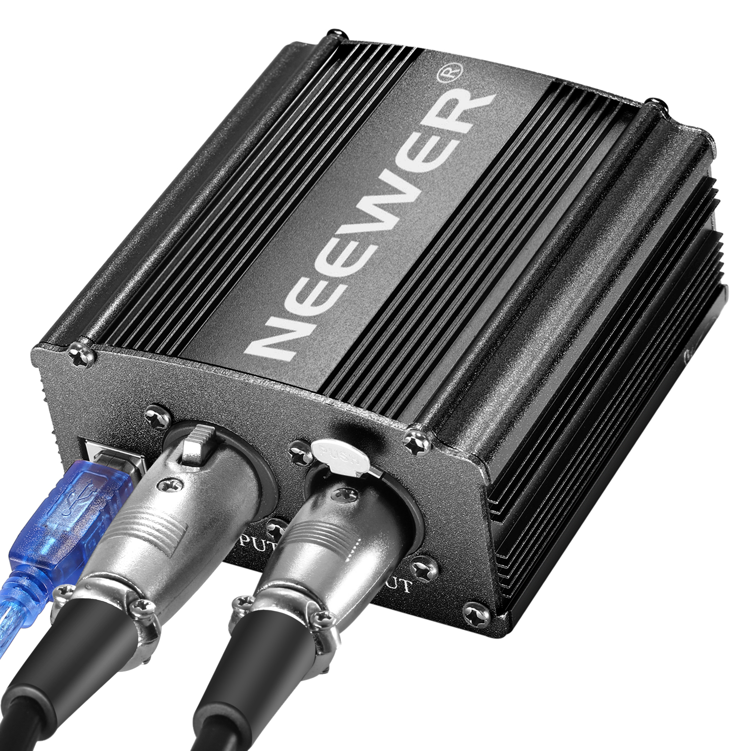 Neewer 1Channel 48V Phantom Power Supply with 5 feet USB Cable XLR 3 Pin Cable 818284491526 eBay