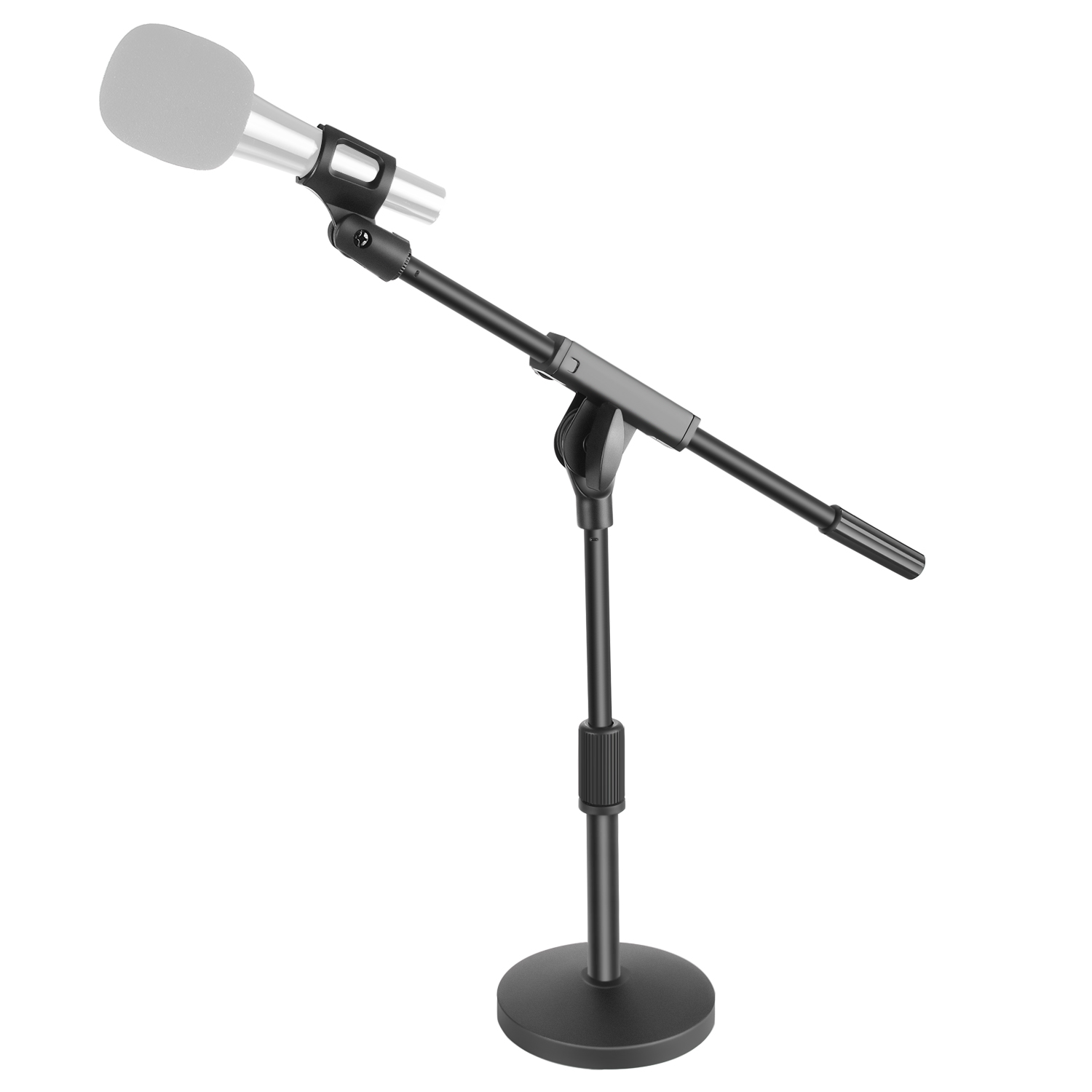 Neewer Short Desktop Microphone Stand with 5.5 inches Round Weighted