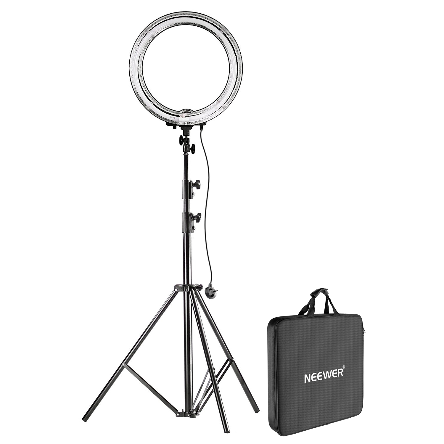 Neewer 18" Video Fluorescent Ring Flash Light with Light Stand Tripod eBay