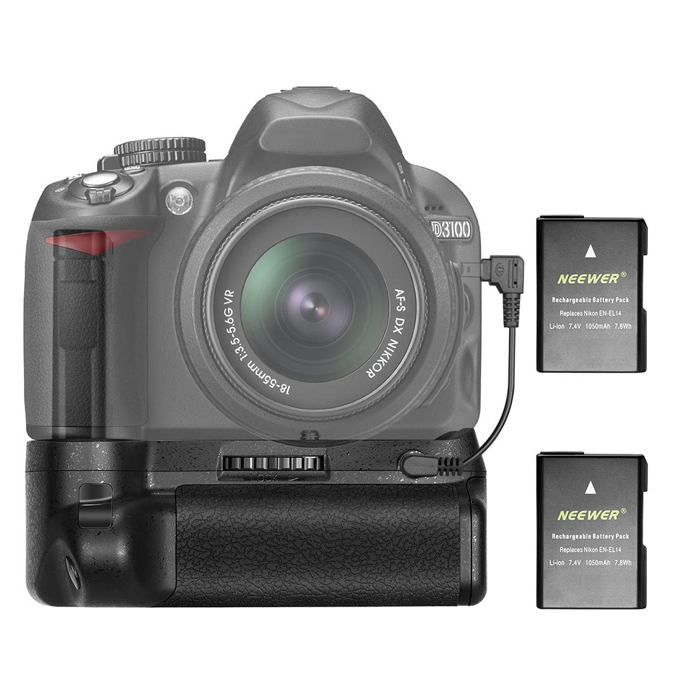 Neewer Vertical Battery Grip + 2pack Battery for Nikon D3100 D3200 D3300 eBay