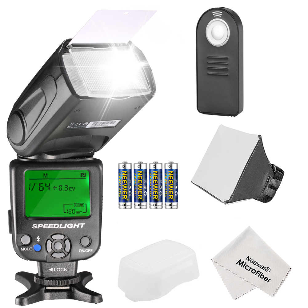Neewer NW620 Manual Flash Speedlite Kit for Canon Nikon Panasonic
