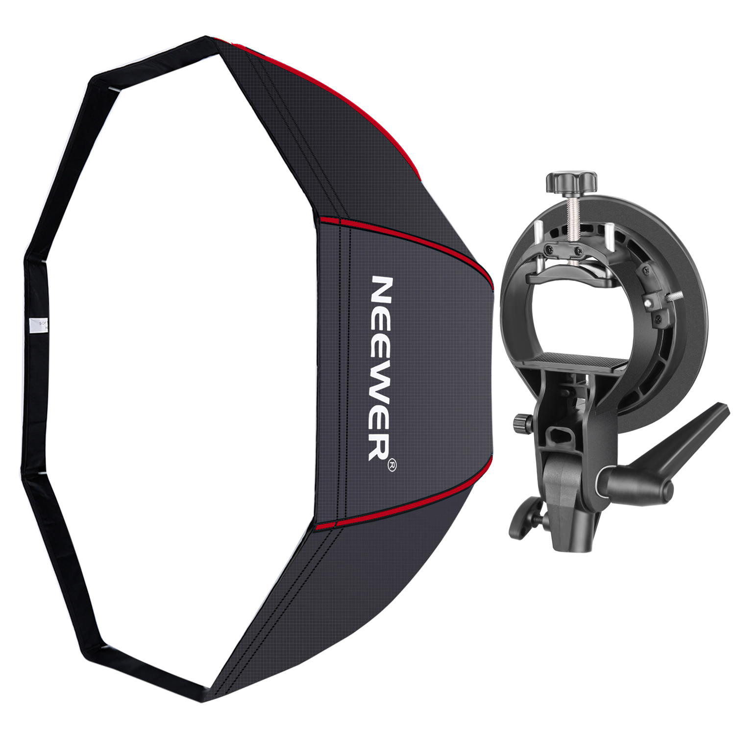 Neewer Photo Studio Reflector Beauty Dish with Diffuser and S Type Flash Bracket