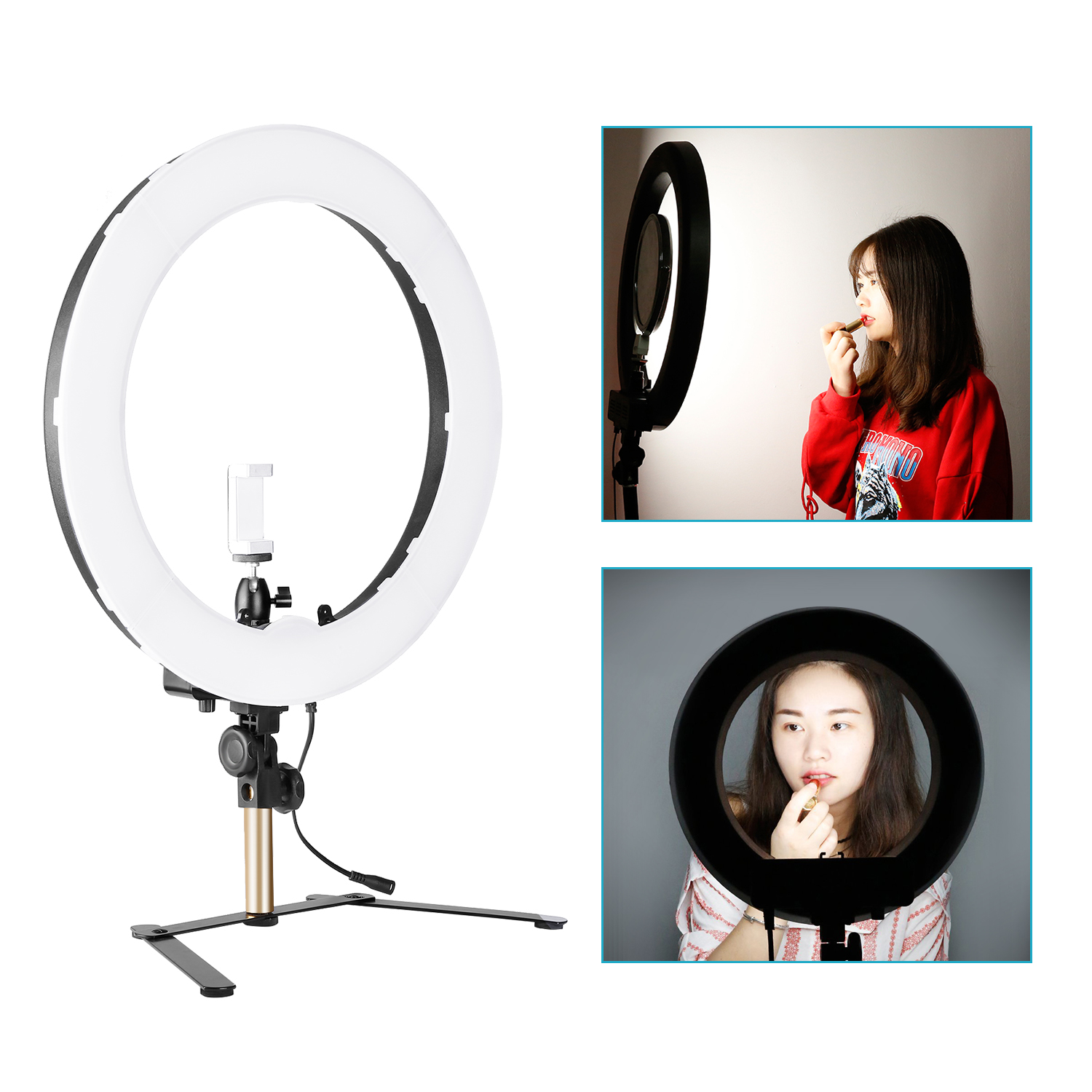 Neewer 14inch Outer Dimmable Tabletop Ring Light Kit for Photo Studio 191073030442 eBay